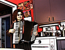 Davida Kidd with accordian